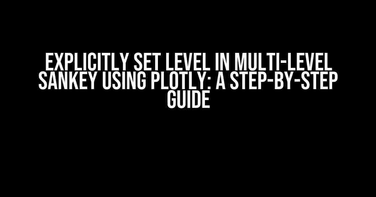 Explicitly Set Level in Multi-Level Sankey using Plotly: A Step-by-Step Guide