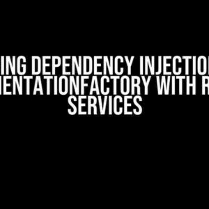 Mastering Dependency Injection: Using implementationFactory with Related Services